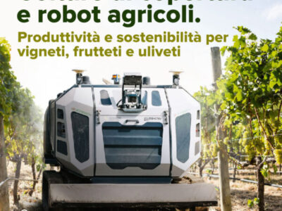 Colture di copertura e robot agricoli: produttività e sostenibilità per vigneti, frutteti e uliveti